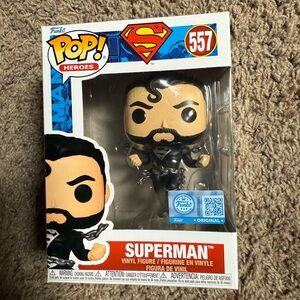 Funko Pop Superman in Black Suit